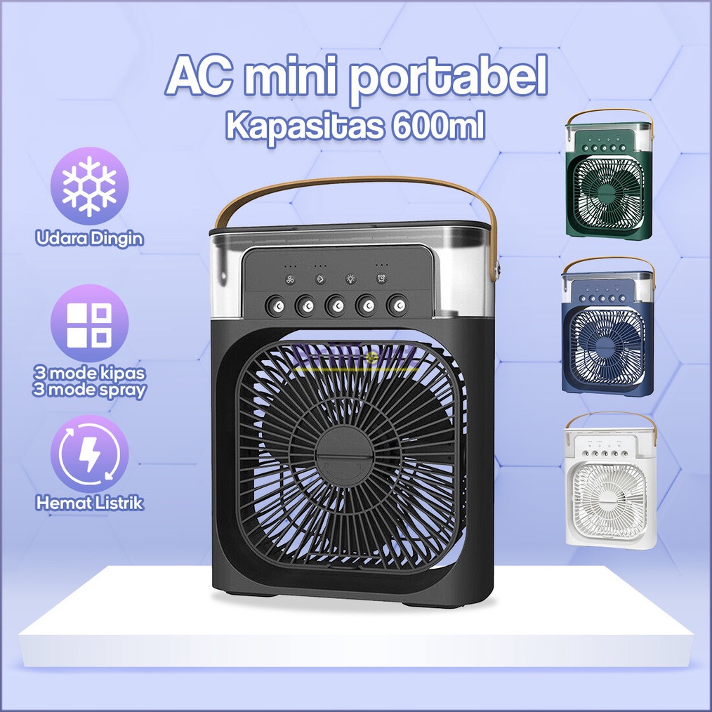 Jual KODE T9J BISA COD Mini Ac Super Dingin Kipas Angin Kabut Portable