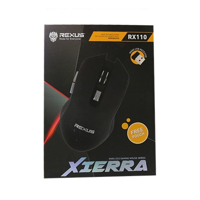 Jual Mouse Wireless Rexus Xierra Rx D Black Shopee Indonesia