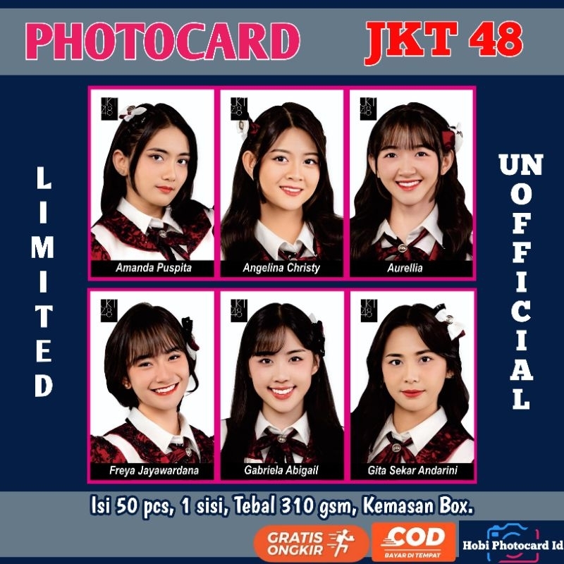 Jual Photocard JKT 48 New 50 Pcs Tebal Kemasan Box Shopee Indonesia