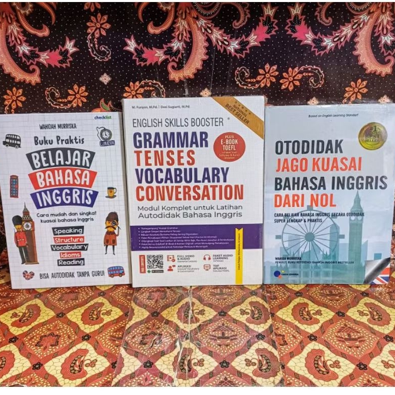 Jual Paket Buku English Skill Booster Grammar Tenses Vocabulary