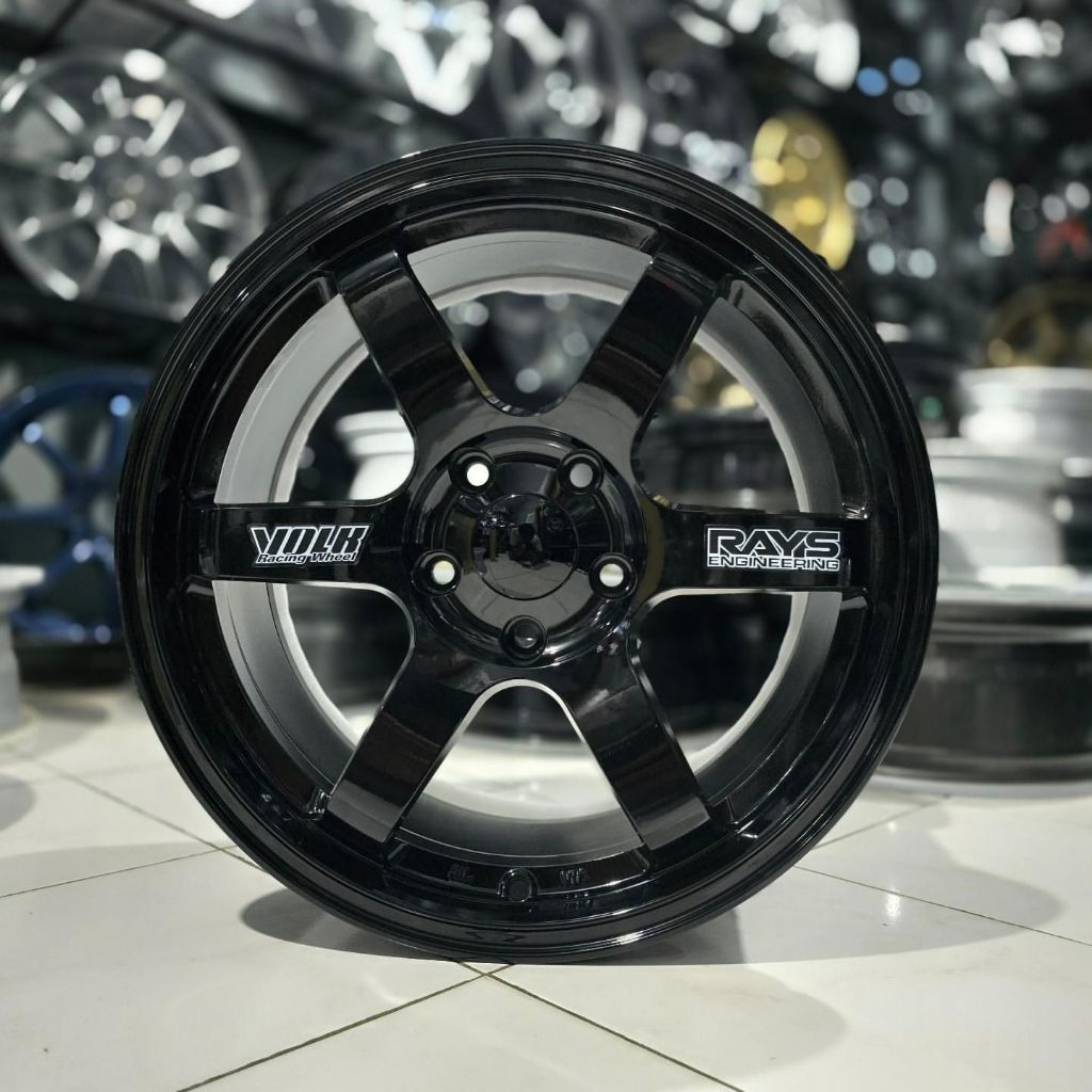 Jual Velg Mobil TE37 Ring 17 Pcd 5x114 3 Lebar 8 Et 40 Velg Racing