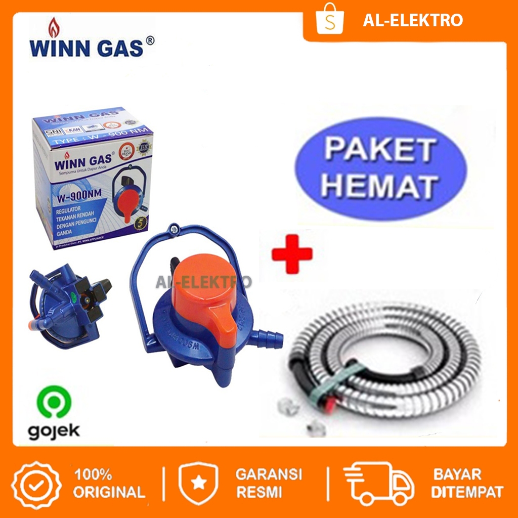 Jual Free Bubble Warp Winn Gas W Regulator Kompor Gas Selang