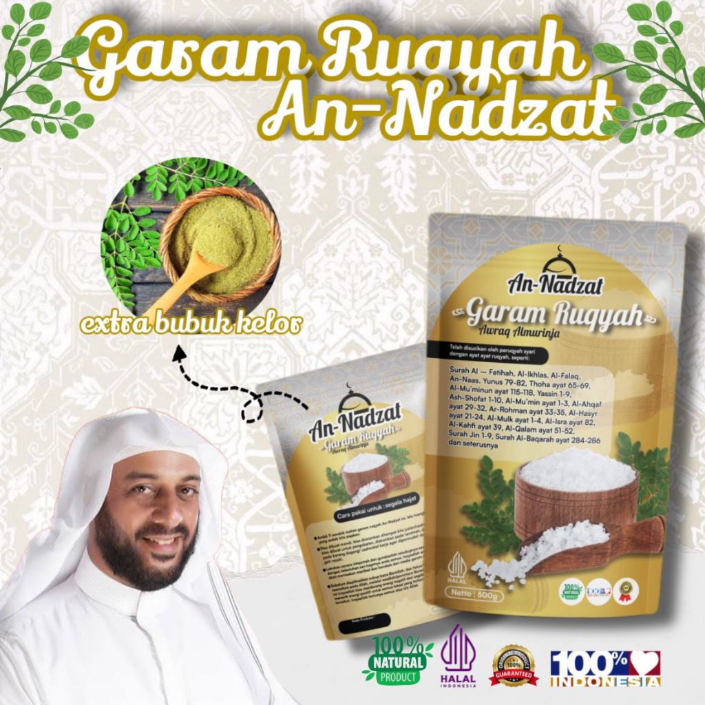 Jual Garam Ruqyah 500gr An Nadzat Original Meruqyah Menetralisir