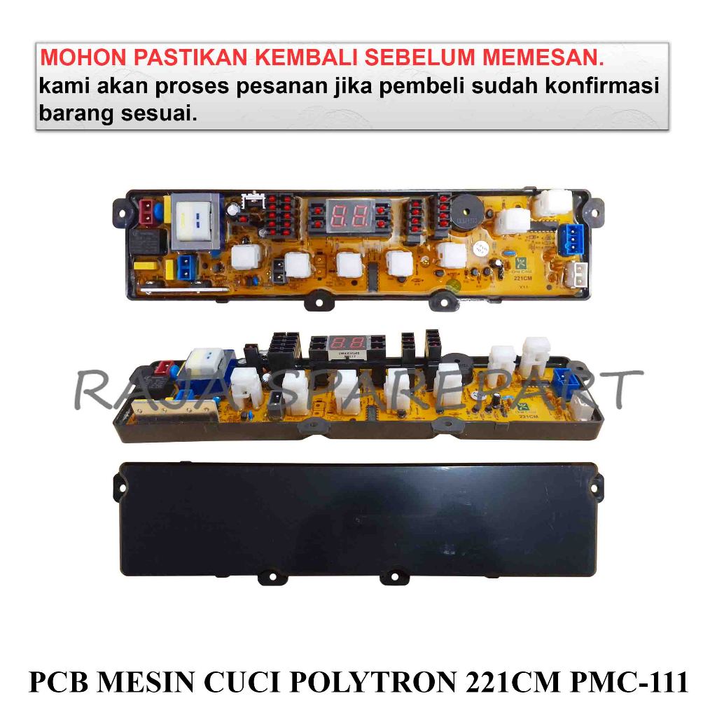 Jual MODUL MESIN CUCI PANEL PCB MESIN CUCI POLYTRON 211CM PMC 111