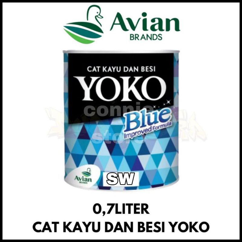 Jual Avian Yoko Cat Kayu Besi Baja Kg Lt Putih Sw Cat Minyak Cat