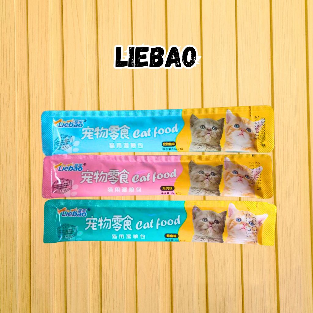 Jual Liebao Cemilan Kucing Snack Kucing G Cat Food Strip Stick Treats