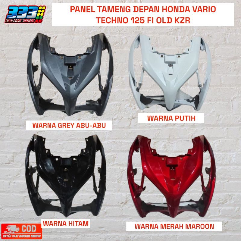 Jual Cover Front Panel Tameng Lampu Depan Vario Techno Fi Old Kzr