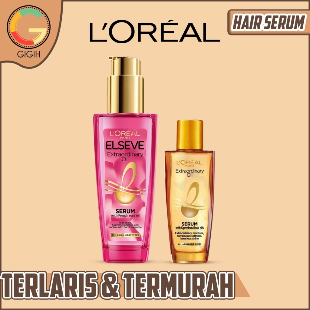 Jual L Oreal Loreal Paris Elseve Extraordinary Oil Gold Hair Pink