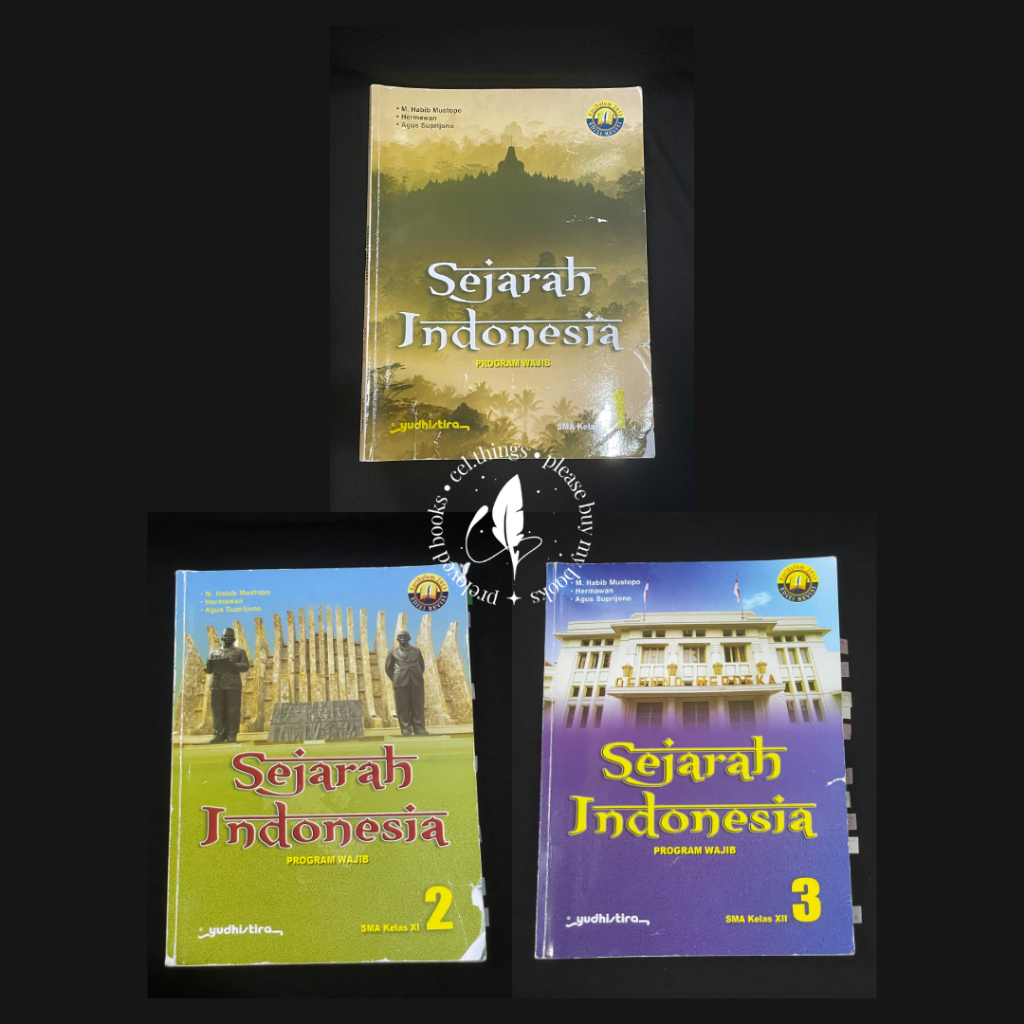 Jual PRELOVED ORIGINAL Sejarah Indonesia SMA Kelas X XI XII Buku