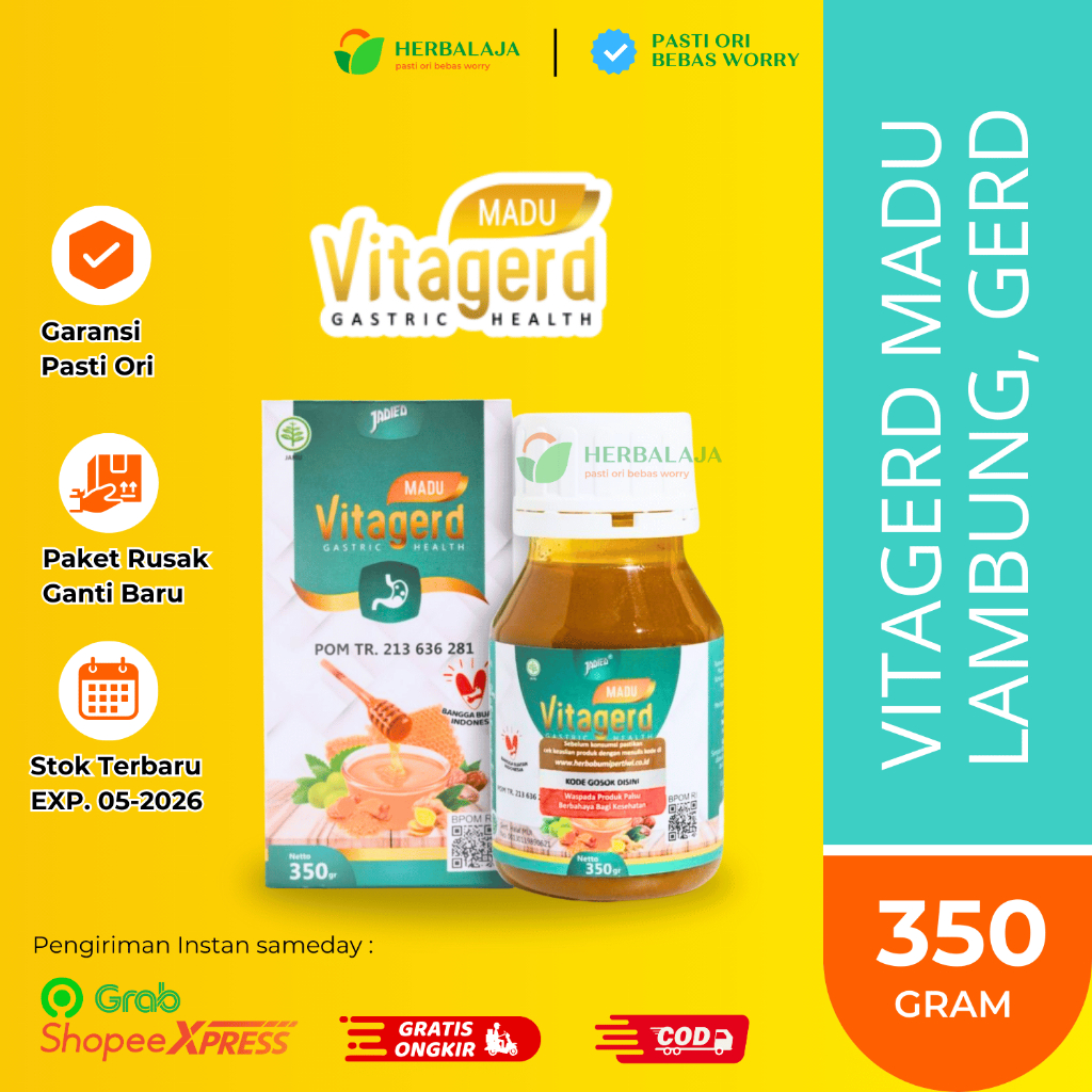 Jual Madu Vitagerd Original Bpom Vitagerd Madu Asam Lambung Obat