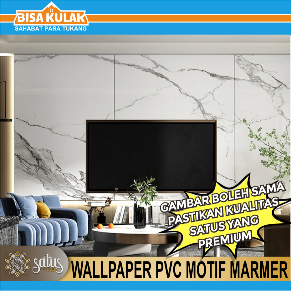 Jual Wallpaper Pvc Motif Marmer Pvc Marmer Elegan Dan Estetik Shopee