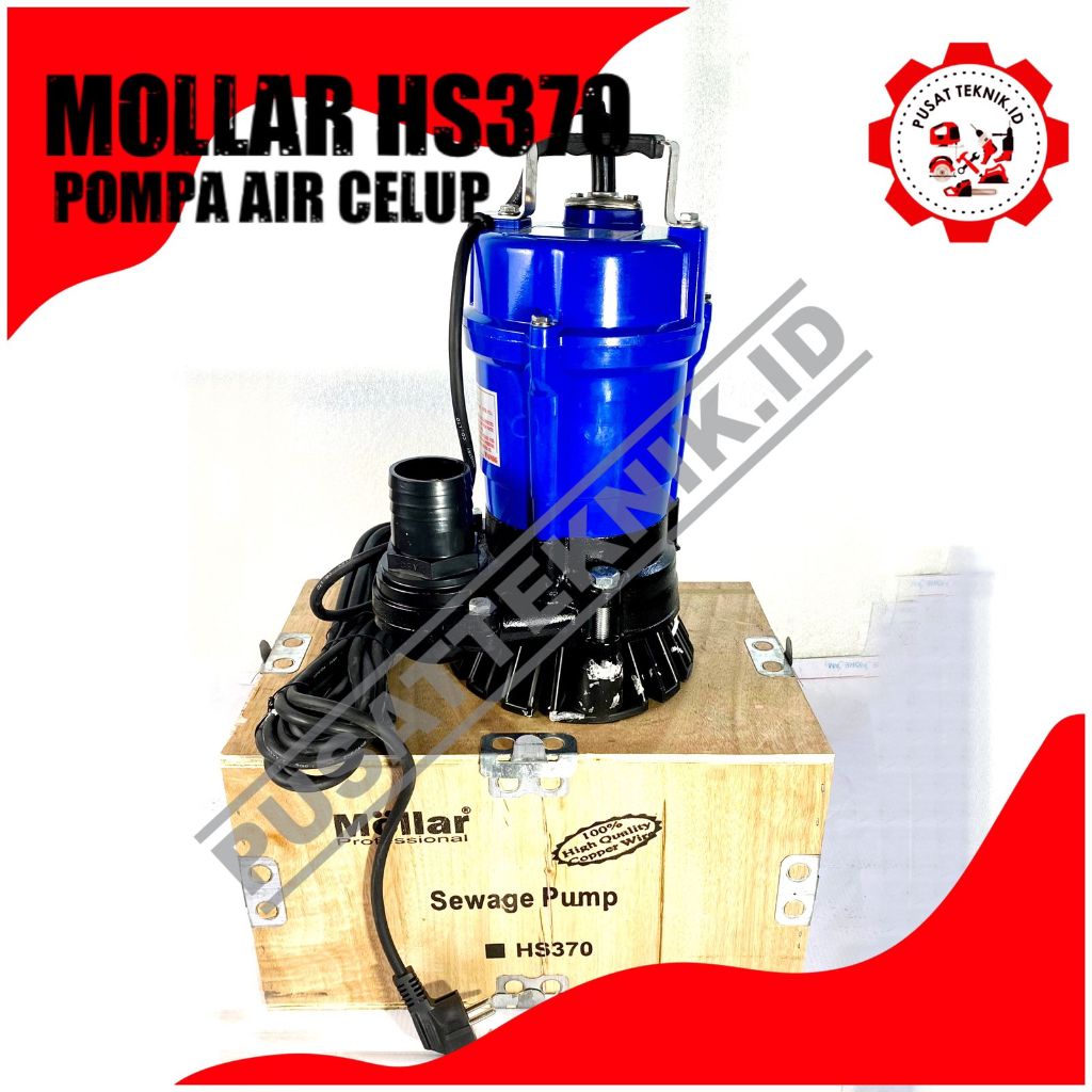 Jual MOLLAR HS370 POMPA CELUP AIR KOTOR SEWAGE PUMP SUBMERSIBLE MOLLAR