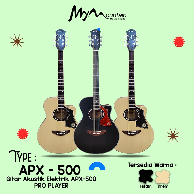 Jual Gitar Akustik Dan Elektrik APX SUPER PREMIUM Bergaransi Dan Free