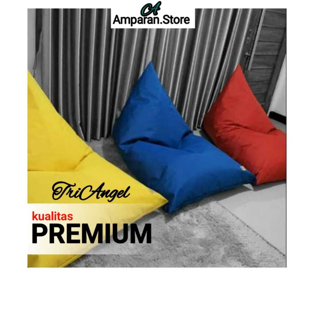 Jual Bean Bag Triangle Size Large Termasuk Isi Siap Pakai Shopee