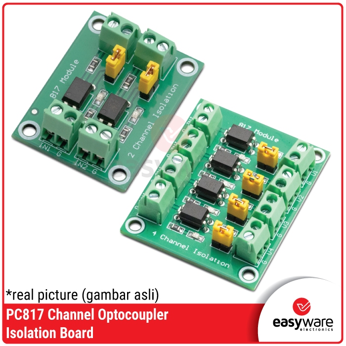 Jual PC817 1 2 4 8 Channel Optocoupler Isolation Board Voltage