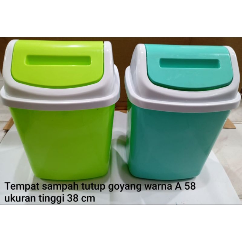 Jual Tempat Sampah Tong Sampah Trash Bin Tutup Goyang Warna Bahan