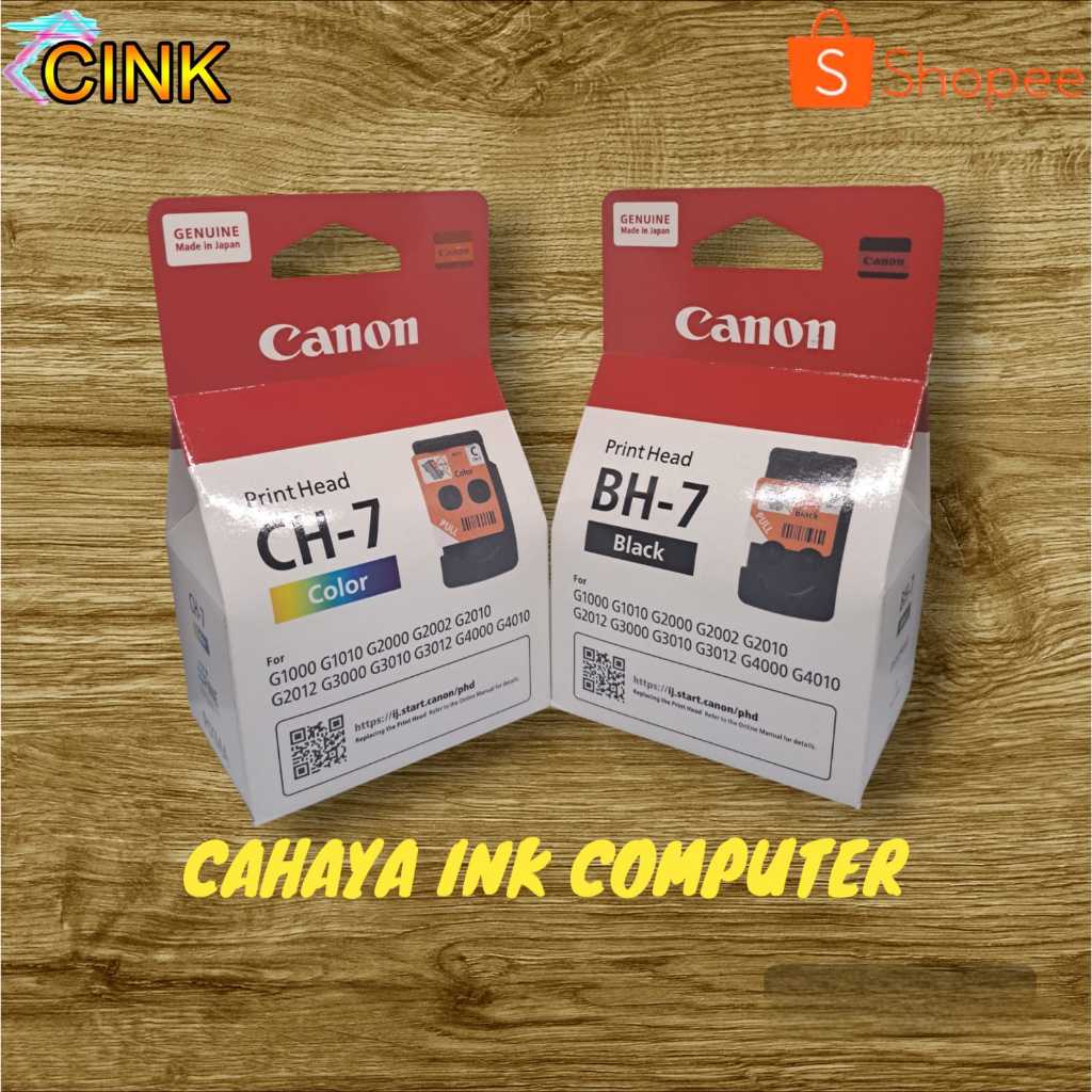 Jual Canon Printhead BH 7 Black CH 7 Color Original Forprint G1010