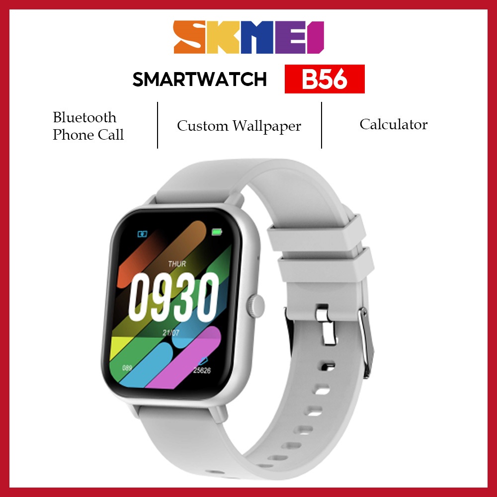 Jual Skmei B Jam Tangan Smartwatch Pria Bluetooth Call Wallpaper