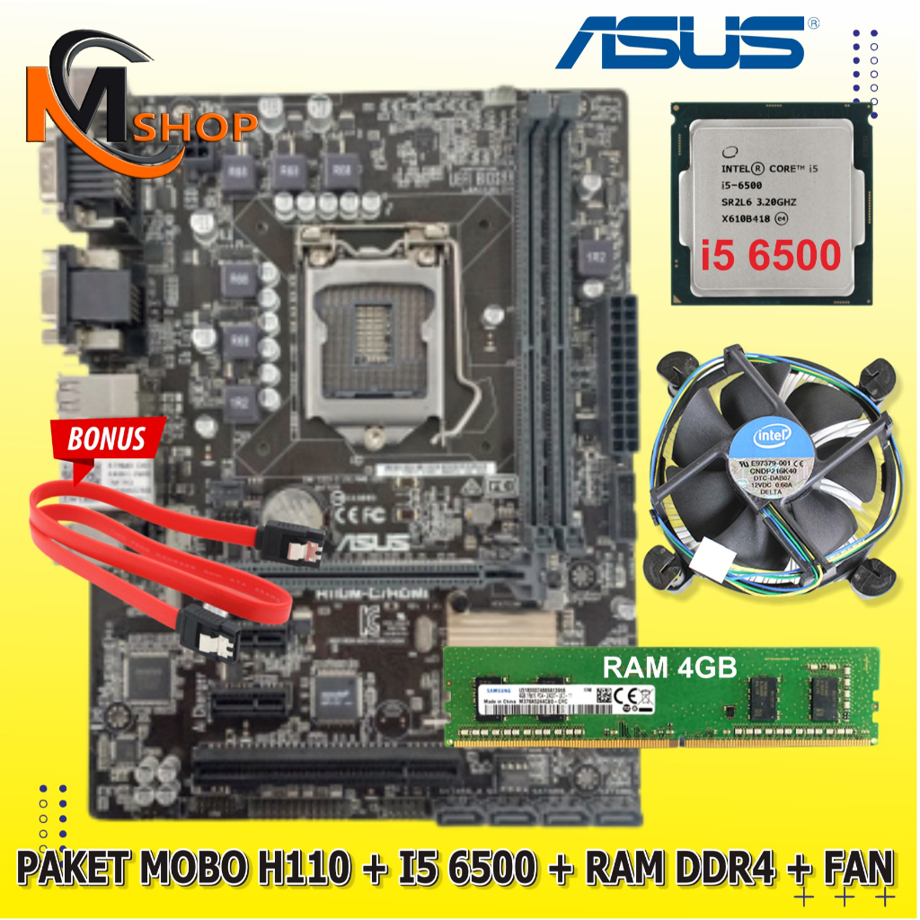 Jual Paket Mainboard Mobo Motherboard H Lga Processor Core I