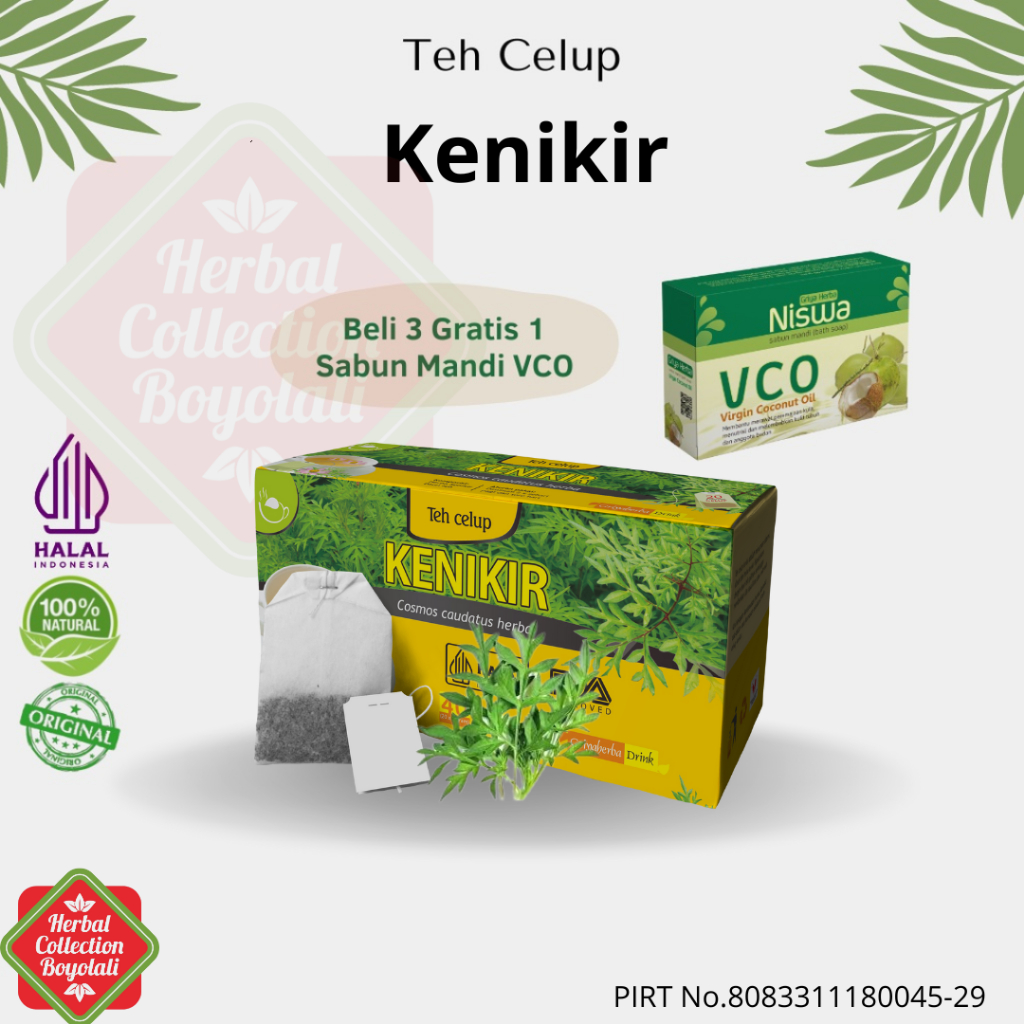 Jual Teh Herbal Kenikir Griya Herba Isi 20 Kantong Teh Celup Untuk