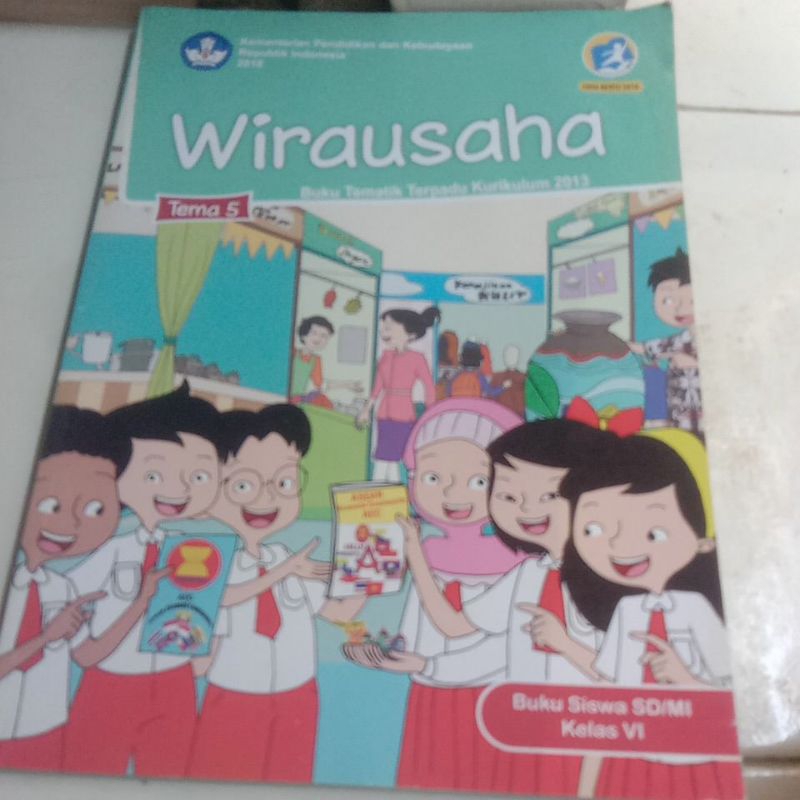 Jual Buku Wirausaha Tematik Terpadu Tema Sd Mi Kelas Vi Shopee