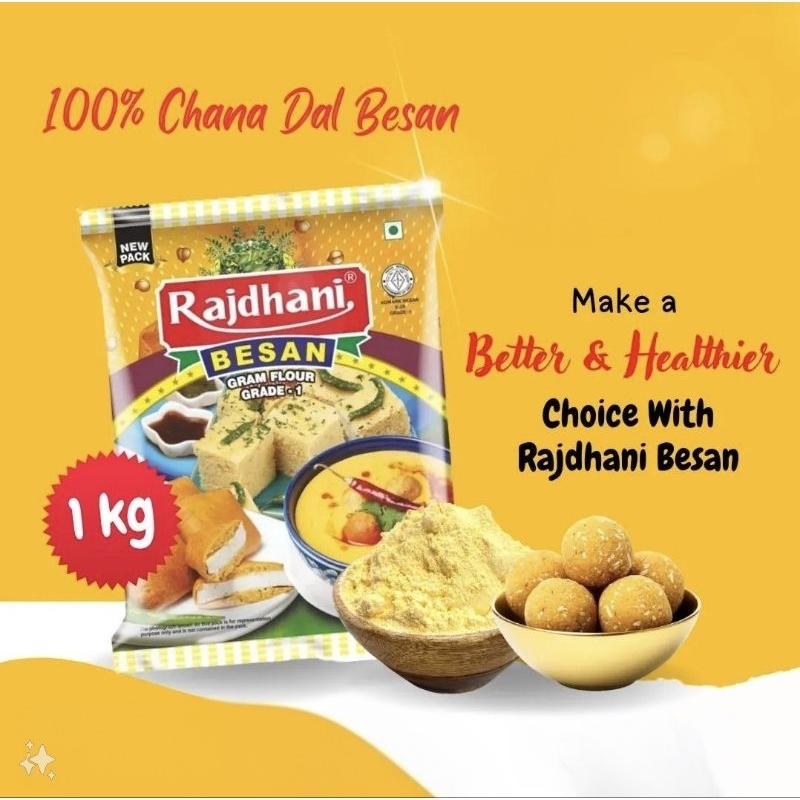 Jual Rajdhani Besan Tepung Besan Chickpea Flour Gram Flour