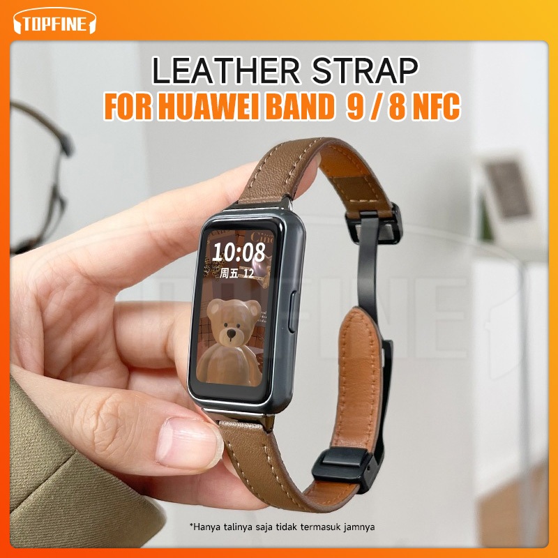 Jual Tali Huawei Band 9 Leather Strap Huawei Band 9 Tali Jam Tangan