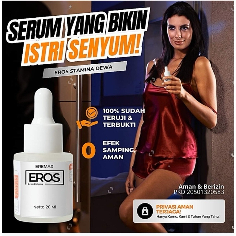 Jual Serum Eros Original Menambah Stamina Untuk Pria Obat Kuat Oles