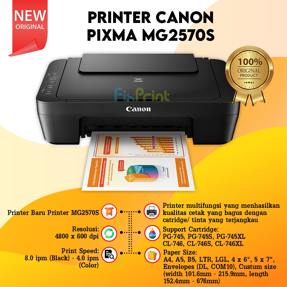 Jual Printer Canon Pixma Mg S E All In One A Multifungsi Print