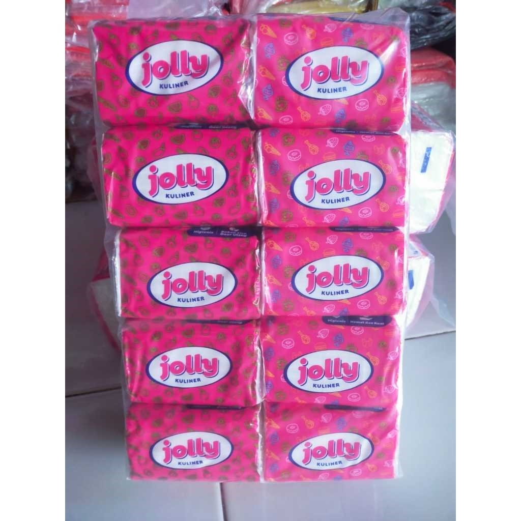 Jual 1 BANDED ISI 10 Tissue JOLLY POP UP 200 Sheets Tisu Kotak