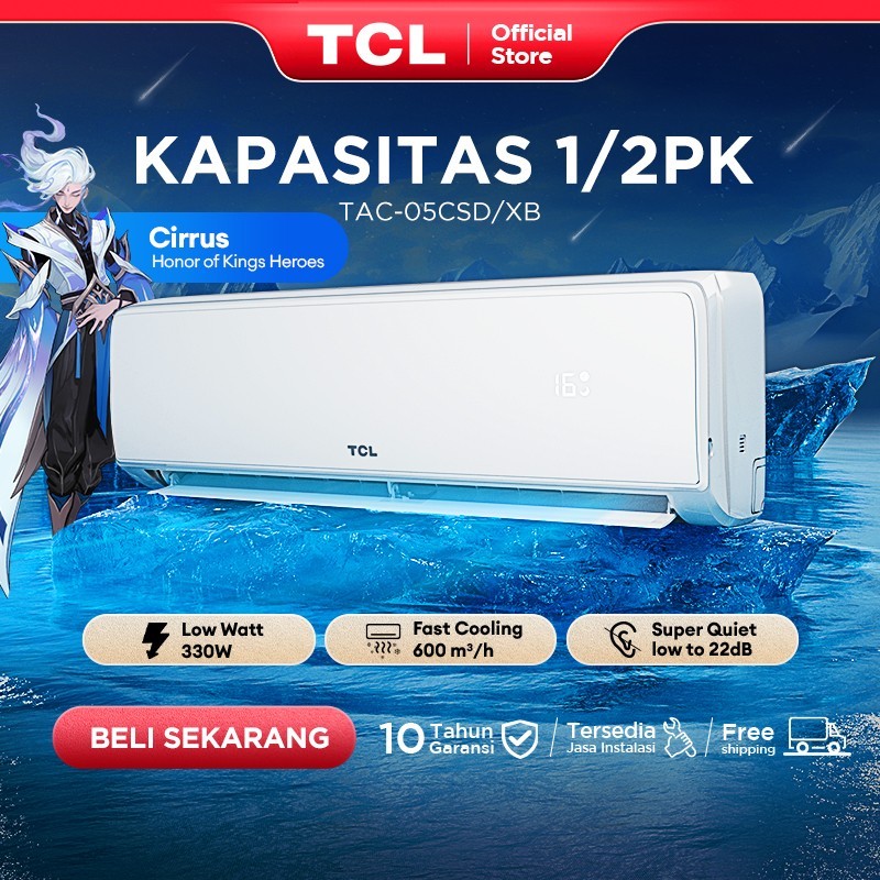 Jual Ac Tcl Tac Csd Xb Pasang Csd Xb Ac Split Pk Low Watt