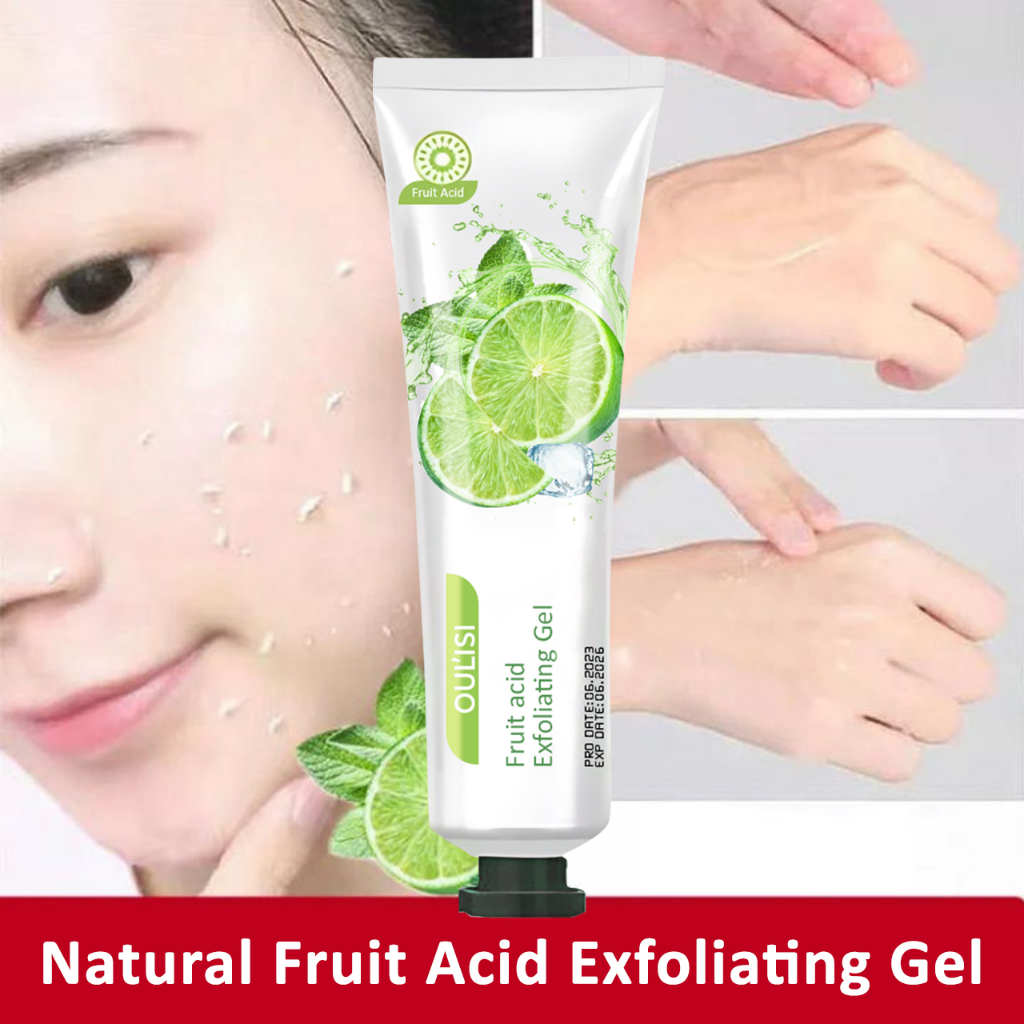 Jual OULISI Fruit Acid Exfoliating Gel 30g Facial Glowing Blackhead