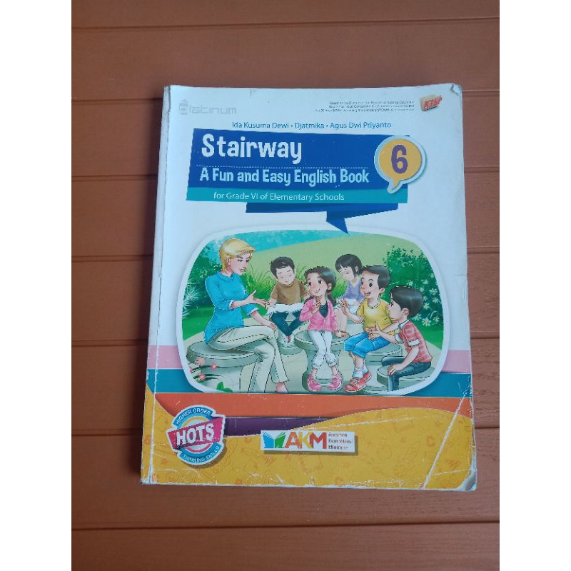 Jual STAIRWAY A FUN AND EASY ENGLISH BOOK 6 AKM ASESMEN KOMPETENSI