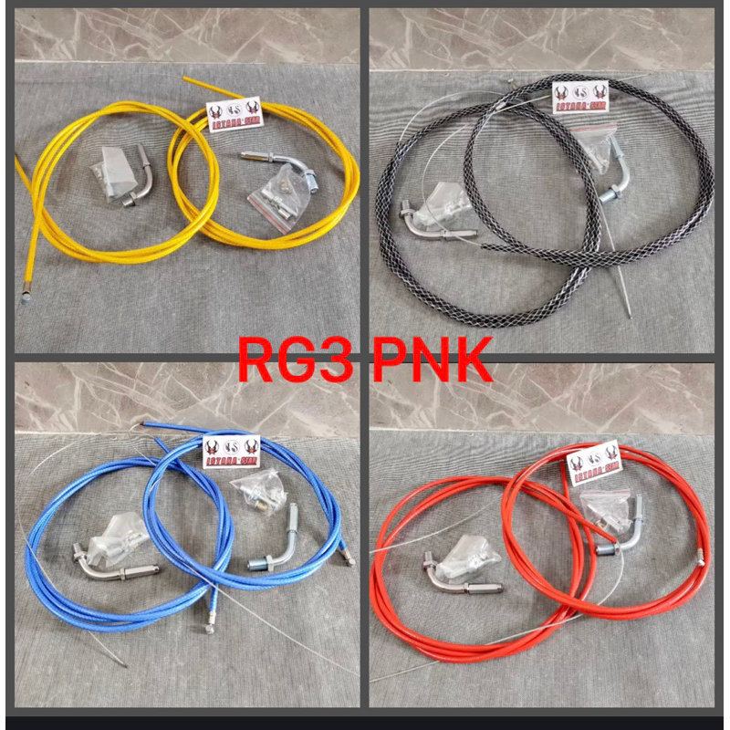 Jual COD PAKET 2 Pcs Tali Gas Spontan Kabel Gas Variasi SET 2 PCS