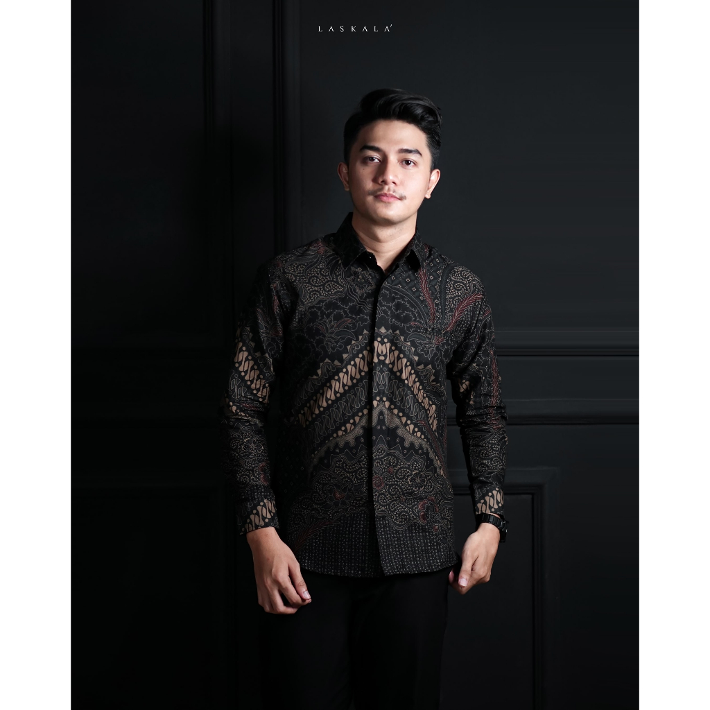 Jual Laskala Batik Premium Slimfit Sandro K A Shopee Indonesia