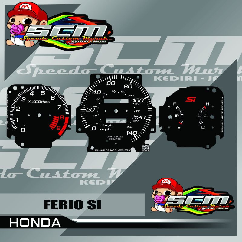 Jual Papan Speedometer Civic Ferio Panel Spidometer Custom Civic Ferio