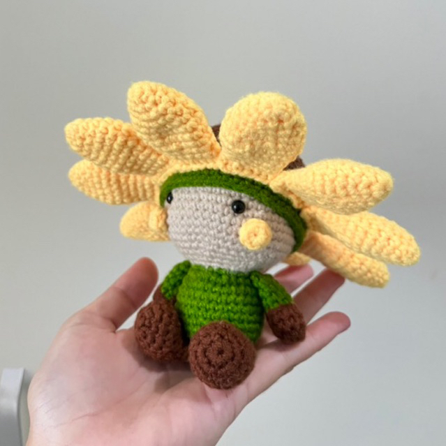 Jual Amigurumi Sunflower Doll Boneka Bunga Matahari Shopee Indonesia