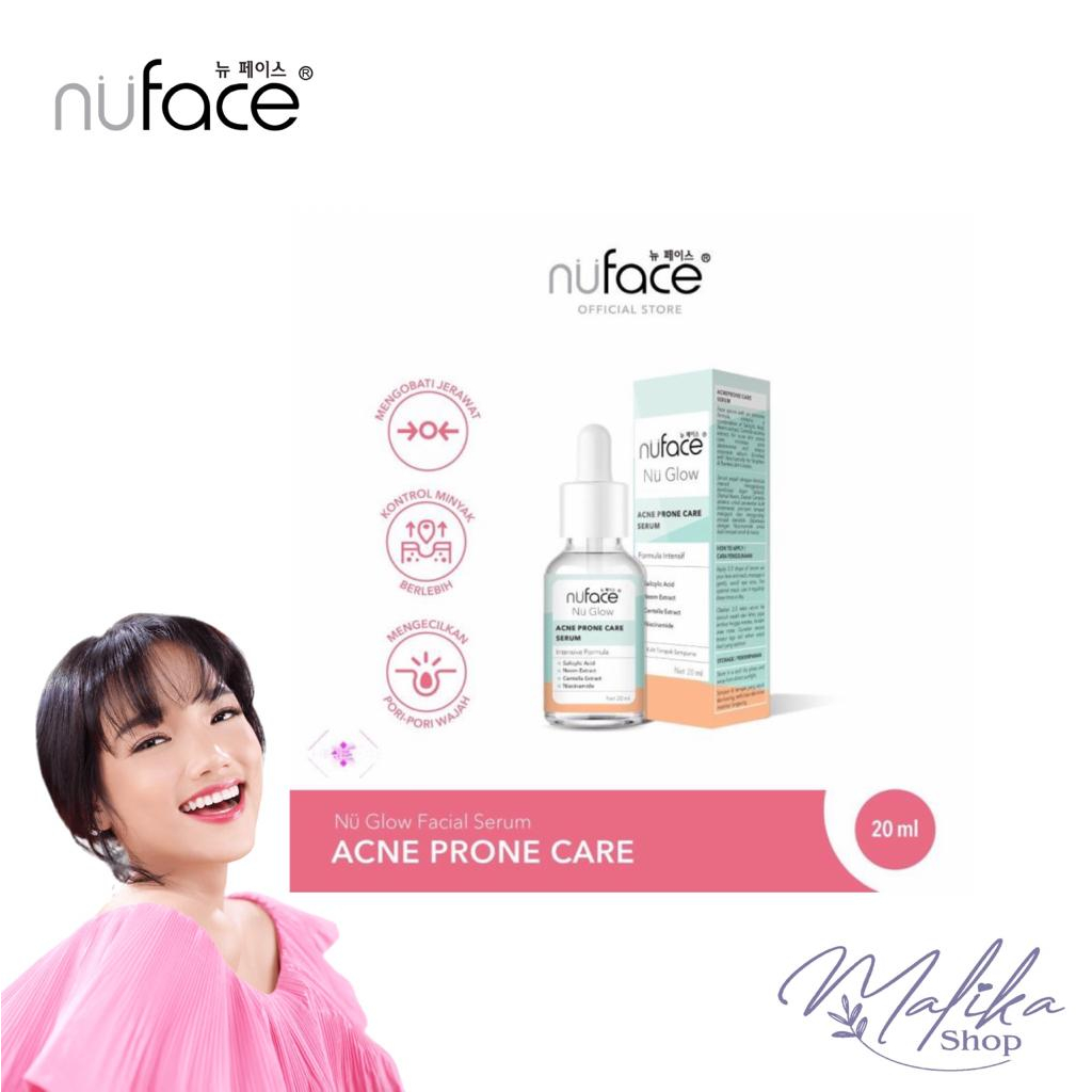 Jual Nuface Nu Glow Liquid Acne Prone Care Serum Ml Shopee Indonesia