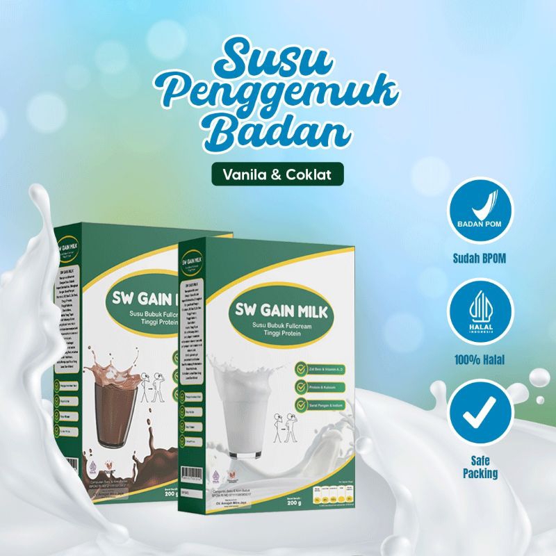 Jual Gr Sw Gain Milk Weight Gain Penggemuk Dan Penambah Berat Badan