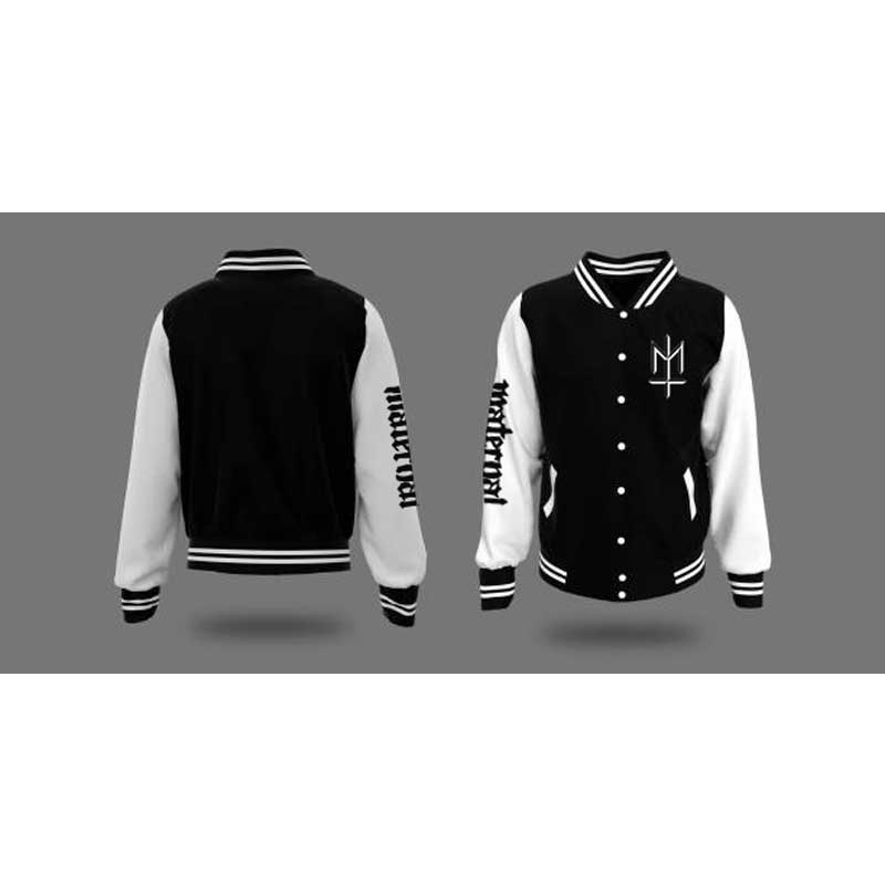 Jual Jaket Varsity Baseball Zipper Kancing Reglan Maternal Pria Wanita