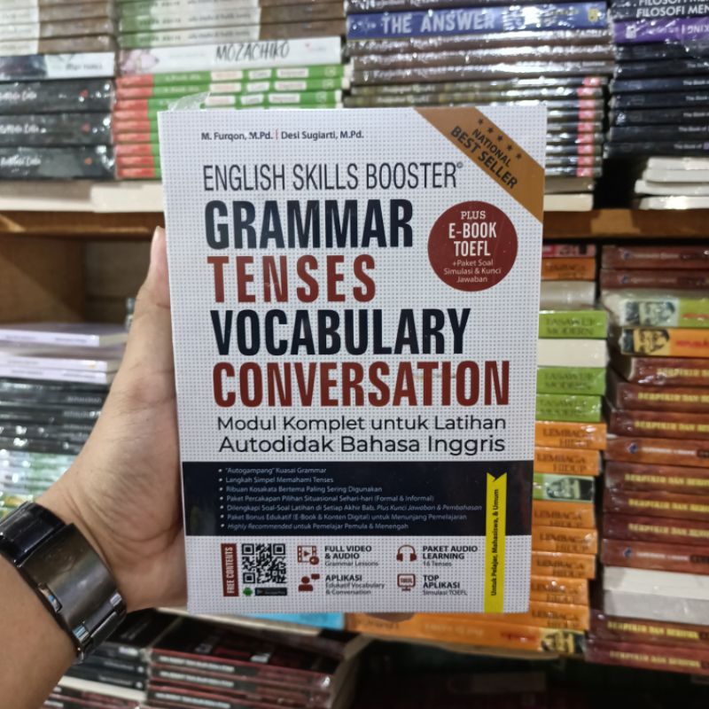 Jual Buku Grammar Tenses Vocabulary Conversation Modal Komplet Untuk