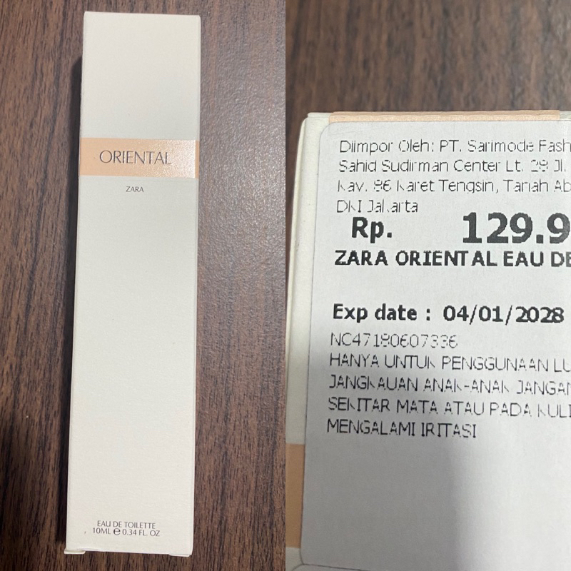 Jual Original Store Zara Zara Eau De Parfum Zara Nude Bouquet Zara