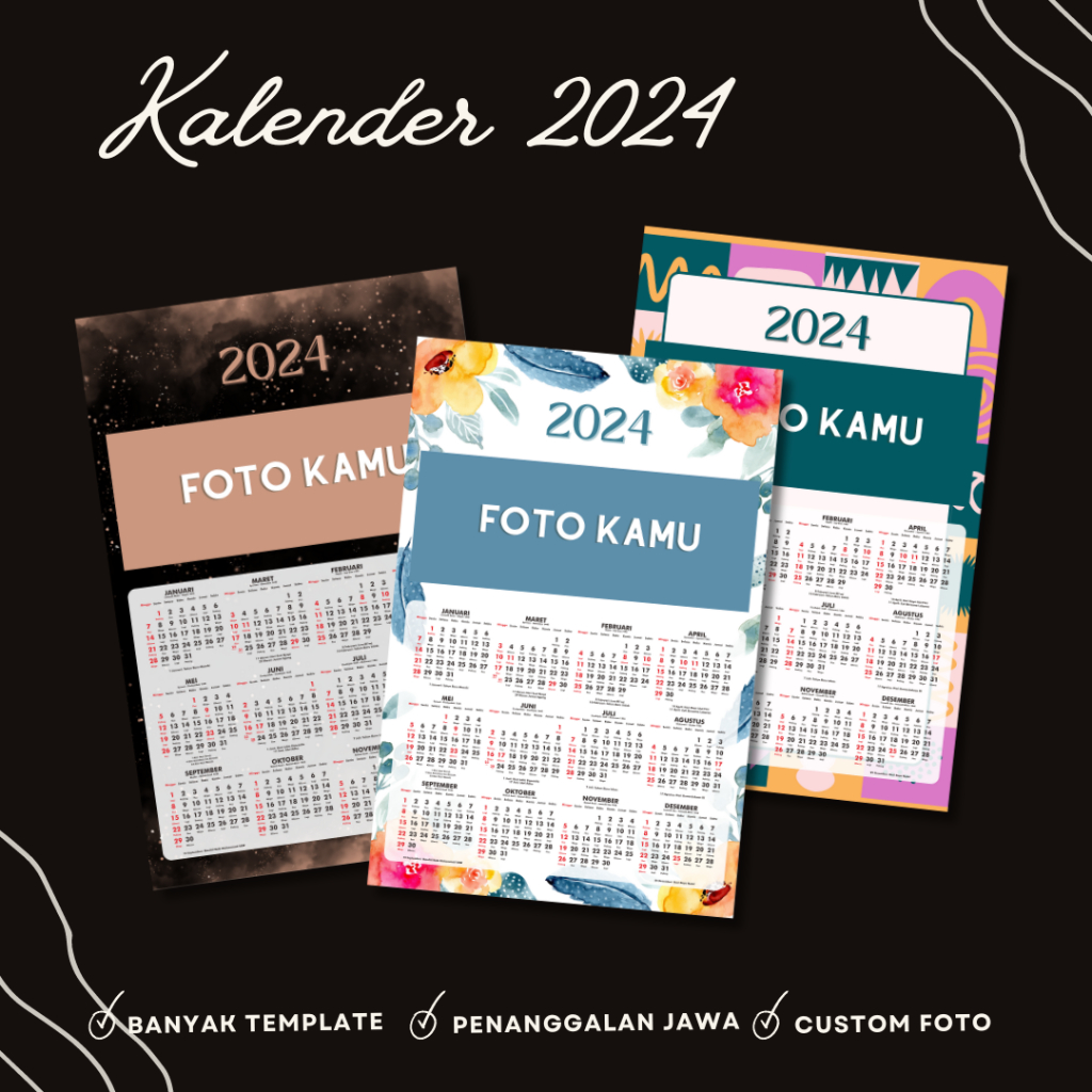 Jual Bulanan A Kalender Dinding Kalender Bulanan Tahunan