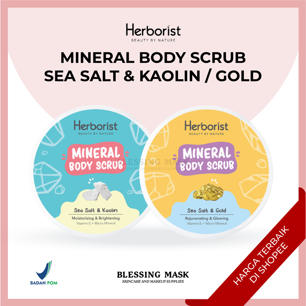 Jual Herborist Mineral Body Scrub Gr Lulur Mandi Shopee Indonesia