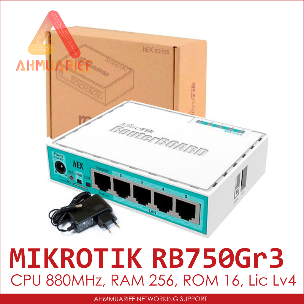 Jual MIKROTIK ROUTERBOARD RB750GR3 RB 750GR3 Shopee Indonesia