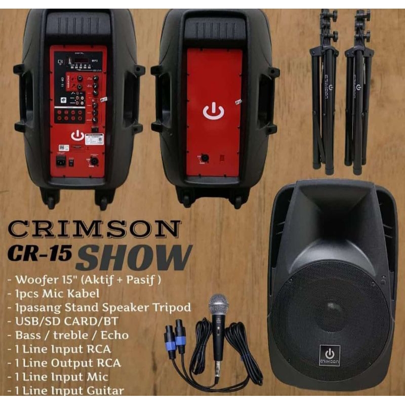 Jual Speaker Aktif Crimson Aktif Crimson Shopee Indonesia