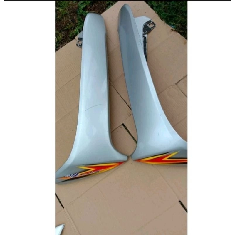 Jual Sayap Luar Honda Supra X Fit Lama Silver Original Shopee Indonesia