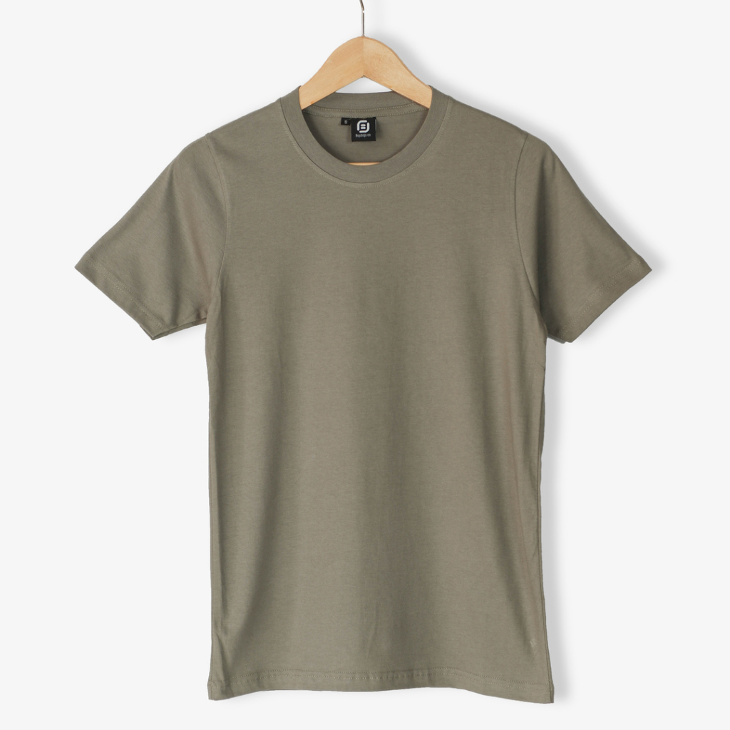 Jual Bajubaja Basic Tshirt Earth Tone Warna Bumi Coklat Hijau Merah