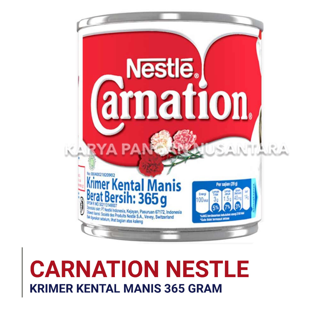 Jual SUSU KENTAL MANIS CARNATION NESTLE SUSU KRIMER CARNATION KALENG