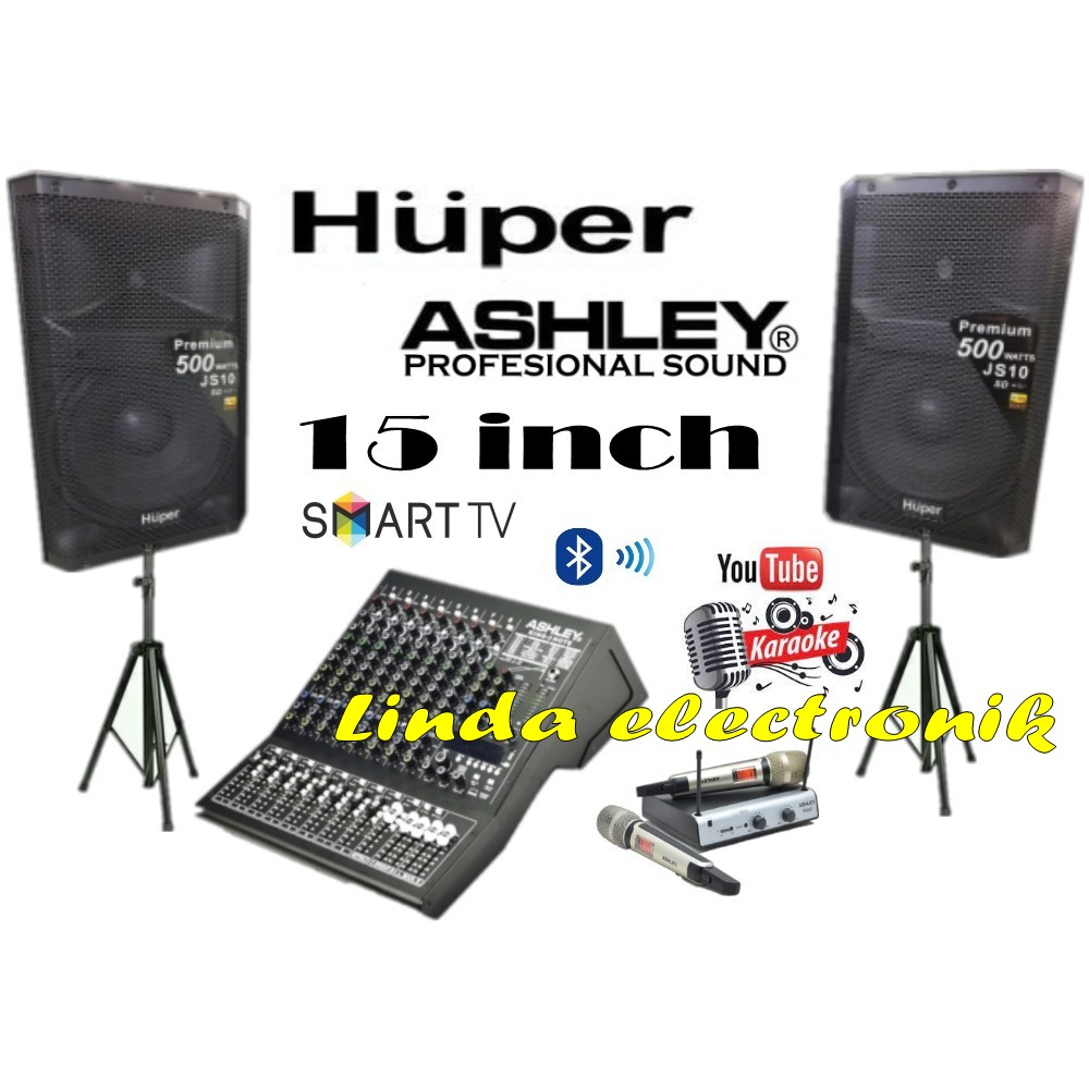 Jual Paket Sound System Huper Js Ashley King Note Inch Original